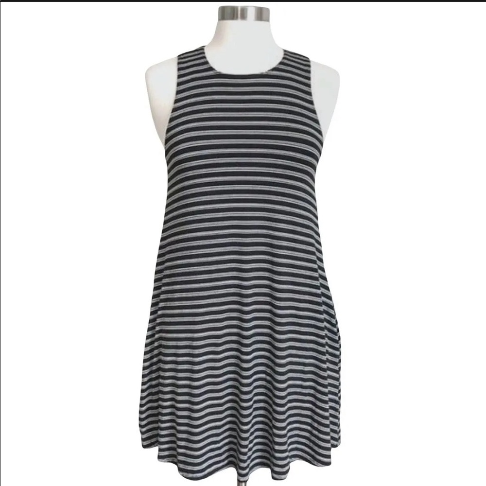 Socialite Striped Swing Dress